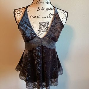 Free People Teal Top